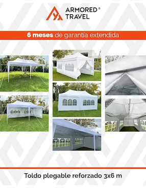 Carpa Armored Travel ancho 300 cm x largo 600 cm