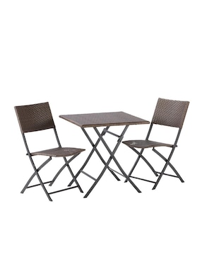 Comedor Naterial Para 2 Personas De Ratán PVC