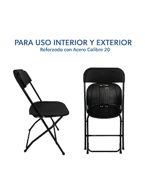 Juego de sillas 10 piezas Styrka de acero