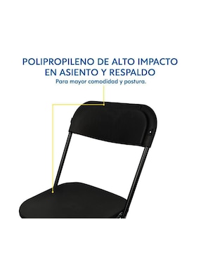 Juego de sillas 10 piezas Styrka de acero
