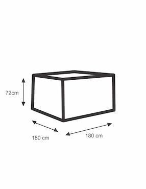 Funda mesa cuadrada Interattika