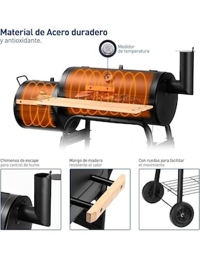 Asador de carbón Bluelander CBHH-0308