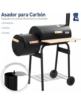 Asador de carbón Bluelander CBHH-0308