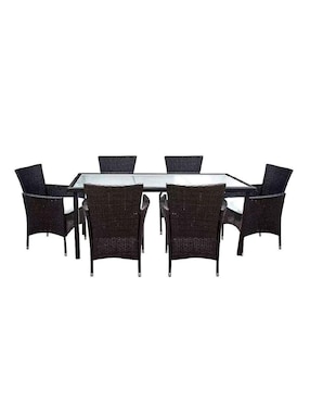 Comedor Ilios Innova Para 6 Personas De Ratán PVC