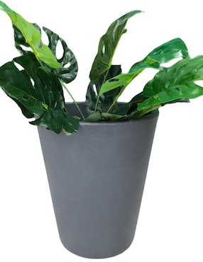 Maceta New Garden Gerbera de plástico con sistema automático de riego