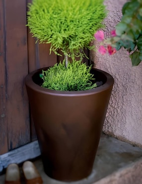 Maceta New Garden Girasol 45 cm de plástico con sistema automático de riego