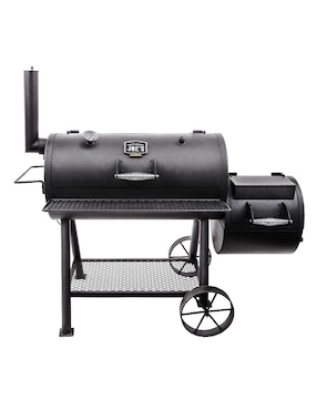 Asador carbón Oklahoma Joe's Smokers Offset Highland de acero inoxidable