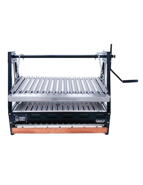 Asador Carbón Hobby Grill Pampa II Elite E De Acero Inoxidable