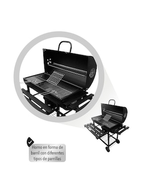 Asador de carbón Gardecor ASA-2N