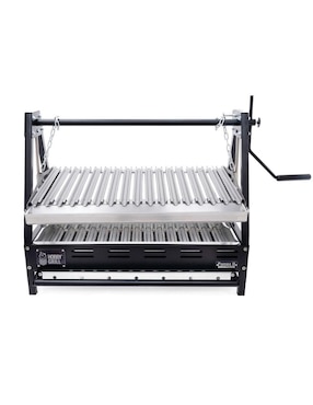 Asador Carbón Hobby Grill Pampa II Black EMP De Acero Inoxidable