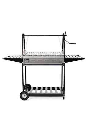 Asador Carbón Hobby Grill Pampa II Chef De Acero Inoxidable