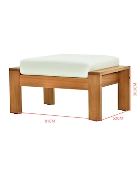 Taburete Amelia Haus Outdoor de madera