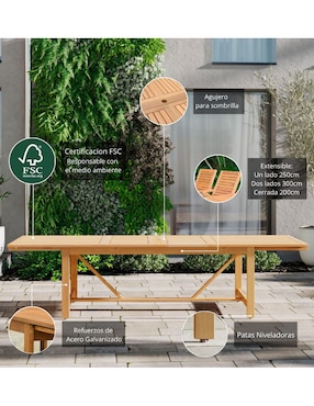 Mesa de centro De Jardin Leyland Extensible Midtown Concept