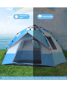 Carpa Belug ancho 189 cm x largo 189 cm