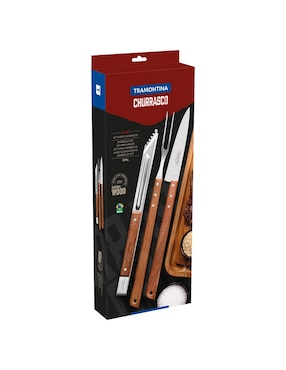 Set de cuchillos para trinchar Tramontina Churrasco 3 piezas