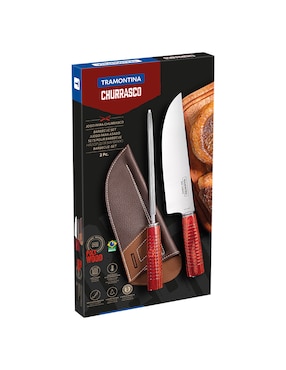 Set de cuchillos carnicero Tramontina polywood 3 piezas