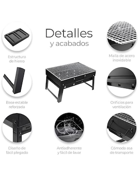 Asador de carbón Wünd