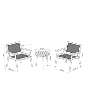Set terraza Haus Outdoor Mali