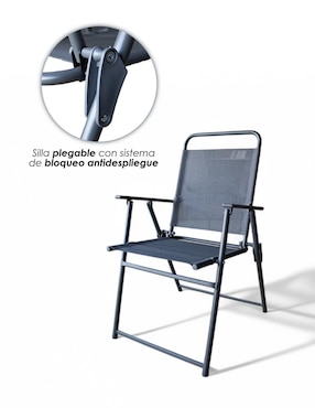 Comedor Jardín Ilios Innova para 4 personas de cristal
