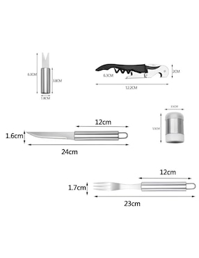 Set de cuchillos utilitario Wünd  19 piezas
