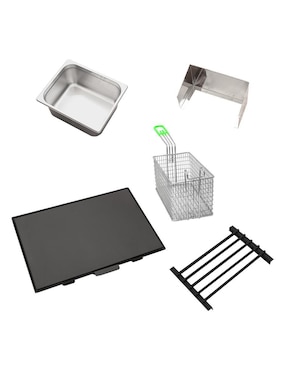 Plancha Mindejal EMO-022 de acero inoxidable