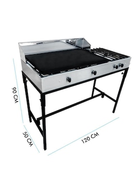 Parrilla Mindejal de acero inoxidable