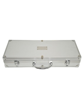 Set utensilios para asar Heuman Brand de acero inoxidable