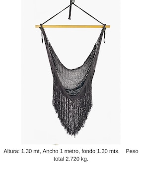 Hamaca tipo columpio Artemayab