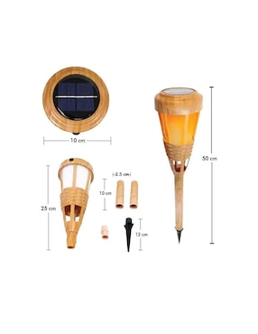Lámpara solar LED Ilios Innova 4 piezas