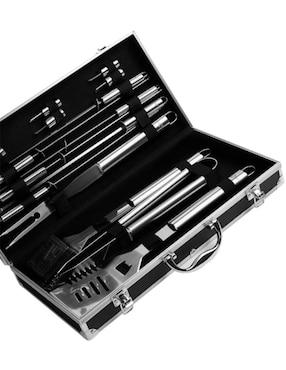 Set BBQ Küchenprofi Arizona de acero inoxidable para parrilladas