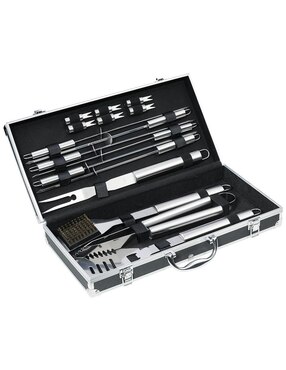 Set BBQ Küchenprofi Arizona de acero inoxidable para parrilladas