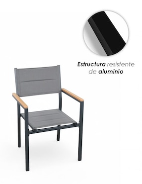 Juego de sillas 2 piezas de jardín o exterior Ilios Innova