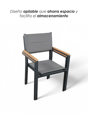 Juego de sillas 2 piezas de jardín o exterior Ilios Innova
