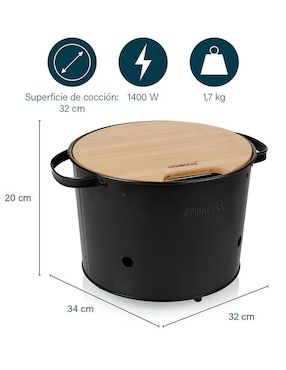 Asador eléctrico Princess Asador Híbrido