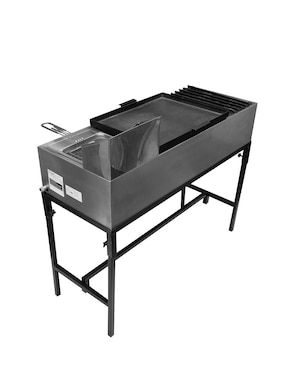 Parrilla Mindejal plancha 118cm de acero inoxidable