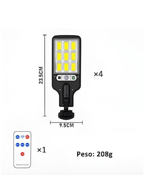 Lámpara solar LED Xtellar 4 piezas