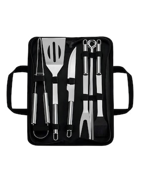 Set utensilios para asar Güish de acero inoxidable