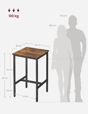 Comedor Delon Vasagle para 2 personas de MDF
