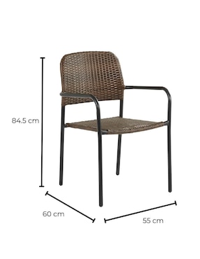 Silla 1 piezas Naterial de acero