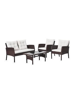 Set modular Naterial de ratán PVC