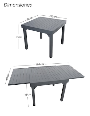 Mesa armable Extensible Ilios Innova