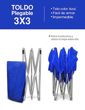Carpa Andromeda Inc ancho 300 cm x largo 300 cm