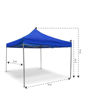 Carpa Andromeda Inc ancho 300 cm x largo 300 cm