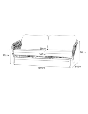 Love seat Bkai Apolo