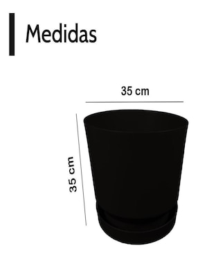 Maceta Elly-Decor de plástico sistema de riego automático