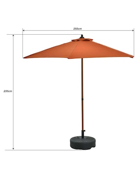 Sombrilla para jardín Haus Outdoor