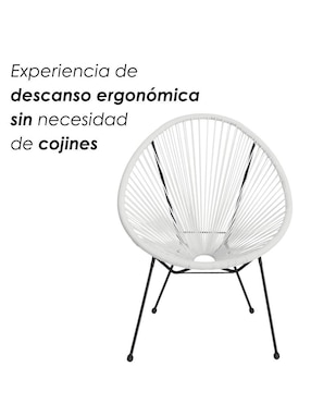 Juego de sillas 2 piezas Acapulco Ilios Innova de acero adulto