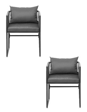 Silla set 2 piezas Ilios Innova de metal