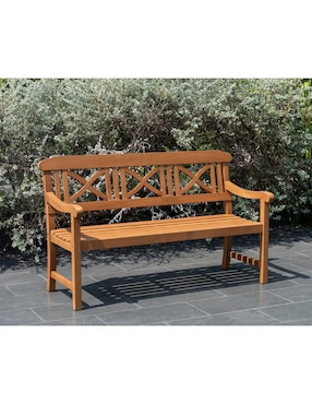 Banca Softcross Midtown Concept de madera eucalipto