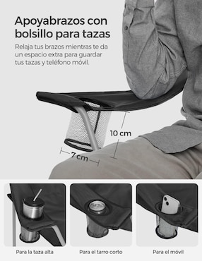 Set de sillas 2 piezas Sandy Songmics Home